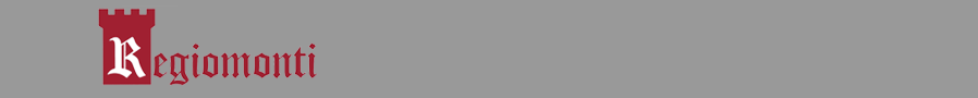 Logo Verlag Regiomonti auf grauem Farbbalken